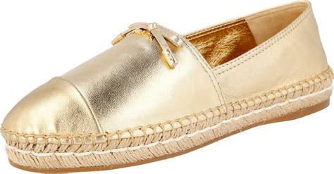 prada espadrilles gold